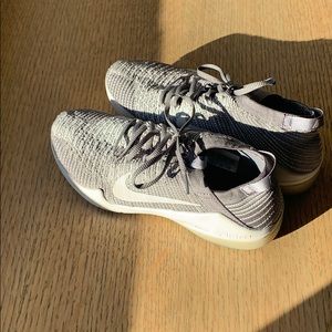 Grey Nike Running Tennis Shoes